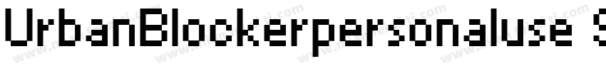 UrbanBlockerpersonaluse Solid◆字体转换